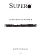 Supermicro 6015B-8 User Manual