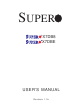 Supermicro X7DB8 User Manual