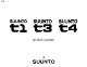 Suunto T1 Quick Manual