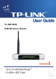 TP Link TL-WR542G User Manual
