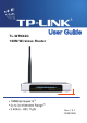 TP Link TL-WR642G User Manual