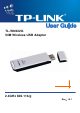 TP Link TL-WN322G User Manual