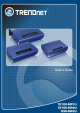 TRENDnet TE100-MP1U User Manual