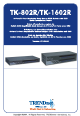 TRENDnet TK-1602R Quick Installation Manual