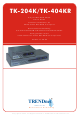 TRENDnet TK-204K User Manual