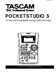 Tascam POCKETSTUDIO 5 Release Notes