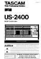 Tascam US-2400 User Manual