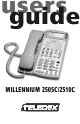 Teledex Millennium Series 2505C User Manual