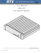 RTS LMS-325 User Manual