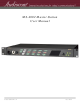 Audiocom MS-4002 User Manual
