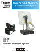Telex Legacy XO-1 Operating Manual