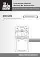 The Singing Machine SMI-1222 Instruction Manual