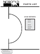 Norcold 9162 Parts List
