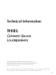 Thiel CS.5 Technical Information