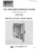 Toa CPU-55 Installation Handbook