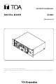 Toa D-901 Instruction Manual