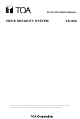 Toa VS-900MF Software Setup Manual