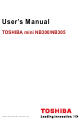 Toshiba NB305-N410 User Manual