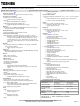 Toshiba Satellite A205-S4707 Specifications