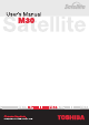 Toshiba Satellite M30-SP350 User Manual