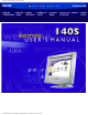 PHILIPS 140S1M Electronic User's Manual