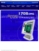 PHILIPS 170B4MG Electronic User's Manual