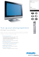 PHILIPS 26PF7521D Specifications