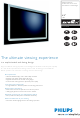 PHILIPS Matchline 42PF9986 Specification Sheet