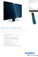 PHILIPS 47PFL7623D Specification Sheet