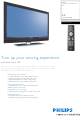 PHILIPS 52PFL7762D Specifications