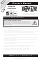 Tripp Lite PDUMH15 Owner's Manual