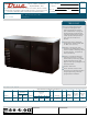 True TBB-24-60 Specifications