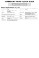 Ultratec Superprint Pro80 Quick Start
