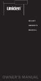 Uniden BC246T Owner's Manual