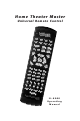 Home Theater Master SL-8000 Operating Manual