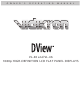 Vidikron DView VL-46 User Manual