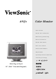 Viewsonic A91FPlus User Manual