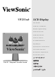 Viewsonic VP231wb User Manual