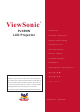 Viewsonic PJ359w User Manual