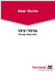 Viewsonic V212 User Manual