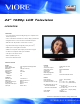 Viore LC22VF59 Specifications