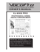 VocoPro KJM-8000 PRO Owner's Manual