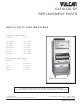 Vulcan-Hart GHCB40 Replacement Parts Manual
