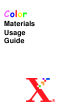 Xerox DocuColor 5252 Materials Usage Manual