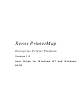 Xerox DocuPrint N4025 User Manual