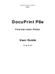 Xerox 100S10480 - DocuPrint P8E - Printer User Manual