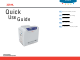Xerox 6125N - Phaser Color Laser Printer Quick Use Manual