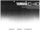 Yamaha C-40 Owner's Manual