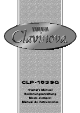 Yamaha Clavinova CLP-153SG Owner's Manual