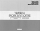 Yamaha PortaTone PSR-22 Owner's Manual